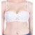 Cliths White Wired Padded Strapless Bra