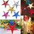 Vanyas Christmas Star Hanging 12 Inches (Pack Of 3)