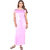 Be You Fashion Women's Satin 2 Piece Nighty Set (Light Pink)
