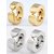 NEW Non Piercing Stainless Steel Mens Womens clip on Huggie Hoop Earrings COMBO CODEKO-3551
