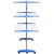 ASP Stainless Steel Cloth Drying Stand 24 Rods, 3 Tier Foldable Clothes Drying Rack Blue