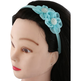 Buy Anuradha Art Sky-Blue Colour Flower Styled Classy Designer Hair  Accessories Hair Band For Women/Girls Online @ ₹250 from ShopClues