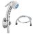 SHRUTI Health Faucet ABS with Rubbit Cleaning System, 1 Meter long Full Cp Pvc Flexible Tube and ABS Wall Hook (Chrome) - 1175 1165(Full Cp Pipe)
