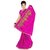 Pink Self Design Georgette Saree With Blouse