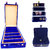 Atorakushon 6 roll rod wodden velvet bangles box Jewelry Storage Box With Ring Box and Earrings folder