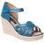 MSC Women's Blue Wedges