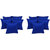 10 pc - Deep Blue Velvet Cushion Covers (16x16)