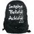 Black Polyester Casual Backpacks