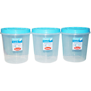 CHETAN 3 PC 10 LTR TWIST LOCK CONTAINER @ RS.950.00 DELIVERY FREE