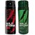 Wild Stone Red, Forest Spice Deodorant (Set of 2) 150ml each