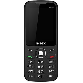 Intex Ultra, 3000 Dual Sim Mobile Phone Black-Red Color