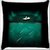 Snoogg Bed On Water 12 X 12 Inch Throw Pillow Case Sham Pattern Zipper Pillowslip Pillowcase For Drawing Room Sofa Couch Chair Back Seat