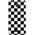 ColourCrust Black and White Checks Pattern Style Printed Designer Back Cover For Micromax Canvas Spark Q380 Mobile Phone - Matte Finish Hard Plastic Slim Case