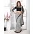 Online Fayda Grey Chiffon Embroidered Saree With Blouse