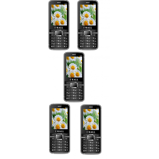 Combo Of 5 , K35 I Kall Dual Sim Multimedia Mobile Phone With FM Bluetooth