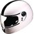 SuperAdd Full Face Chrome White Helmet