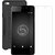 Amzer Hybrid Warrior Case with Kristal Clear Screen Protector - Black/ Black for Micromax Canvas Sliver 5
