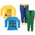 Indistar Girls Combo Pack 4 (Pack of 2 Full Sleeves T-Shirts and 2 Lowers/Track Pant )_Multiple_Size:-6-7 Years