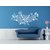 Awesome flower White  Wall Sticker