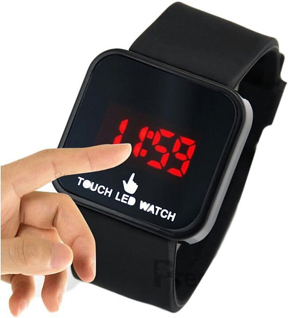 Black colour best sale digital watch