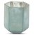 Bubblewrap Store Teal Angular Mercury Glass Tea Light Holder