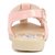 N Five Ankle Strap Pink Sandals For Girls