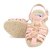 N Five Ankle Strap Pink Sandals For Girls