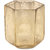 Bubblewrap Store Yellow Angular Mercury Glass Tea Light Holder
