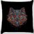 Snoogg Abstract Fox 18 X 18 Inch Throw Pillow Case Sham Pattern Zipper Pillowslip Pillowcase For Drawing Room Sofa Couch Chair Back Seat