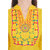 Forever Solutions Yellow Embroidered Cotton Stitched Kurti