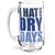 I Hate Dry Days Blue Beer Mug