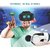 Tantra 3D All in One VR Dico Box Headset + Speaker + Mic + Adjustable Focal Distance, Compatible with IOS  Android