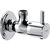 Cera Garnet Quarter Turn Fittings Angle Cock With Wall Flange (Chrome Finish