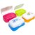 Sonal Multi-Colour Attractive Soap Case Box  - 4 pcs set
