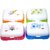 Sonal Multi-Colour Attractive Soap Case Box  - 4 pcs set