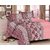Welhouse India Pink ethenic print Bedsheet With 2 Pillow Cover