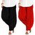 Stylobby'S  Multicolor Cotton Patiala Salwar (Pack Of 2)