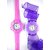 2 IN 1 Rainbow Designers Watch With Changeable Ribbon Strap And Fiber Belts With 2 Analog Watches