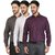 Mark Pollo Multicolor Button Down Full Sleeves Formal Shirts For Men