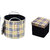 Stop N Shop Checkered Combo Of Laundry Bag  Foldable Storage Stool