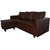 catchy 4 seater leather sofa