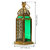 Deziworkz Emerald Green Glass Lantern