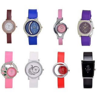 Ladies Watches Combo Pack Of 8 Piece