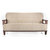 Fabbulls Walenty Wooden Fabric 3+1+1 Sofa Set