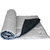 Reversible Diamond Quilting Silver & Black Quilt (230 x 250 cms)