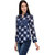 Tunic Nation Women's Printed Poly Gerogette Top