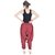 Uttam Maroon Plain Women'S Trousers