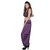 Uttam Purple Plain Women'S Trousers