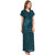 Be You Fashion Women Satin Greenish Blue Ponchos style Nightgown