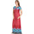 Be You Fashion Women Serena Satin Red Printed Nightgown